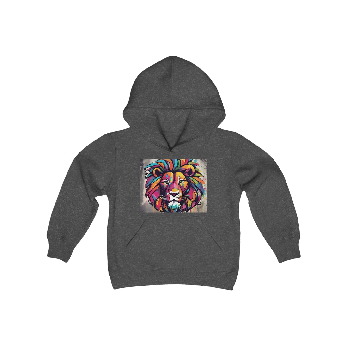 Lion of Judah Youth Heavy Blend Hooded Sweatshirt