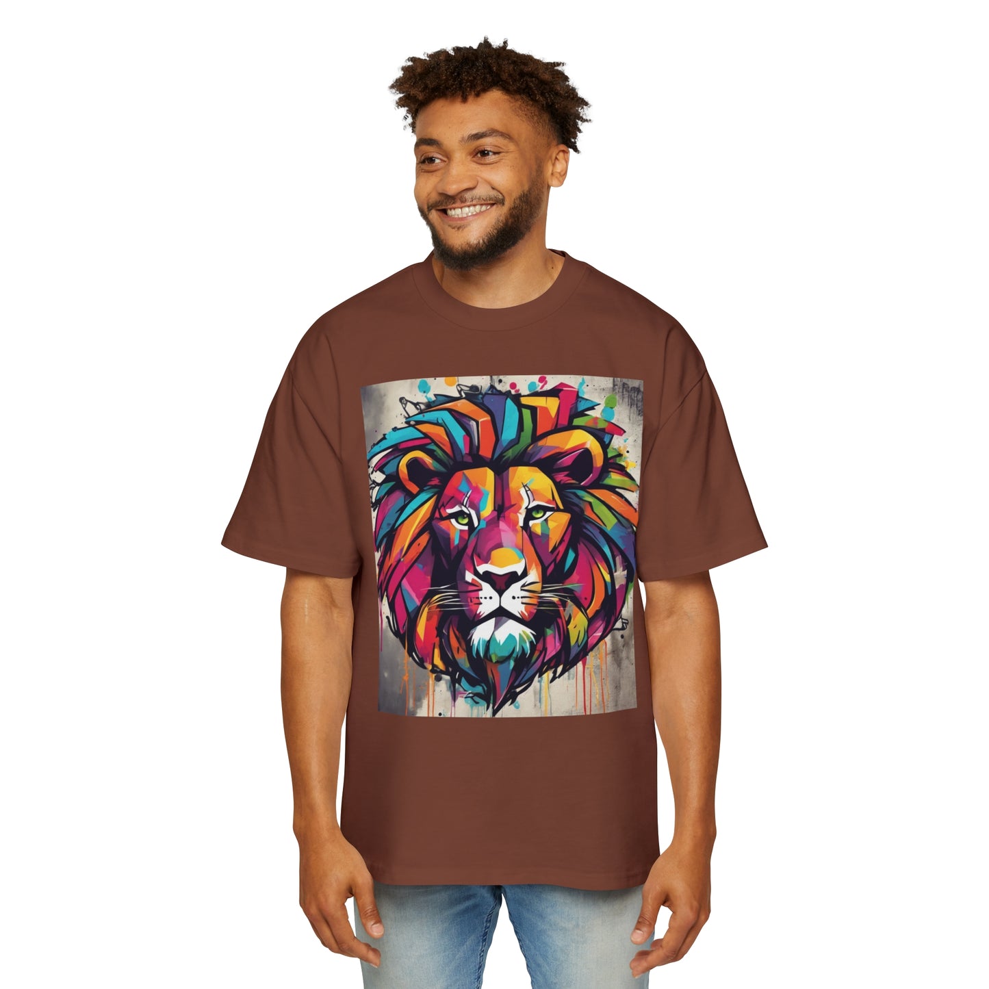Lion of Judah Men's Heavy Oversized Tee