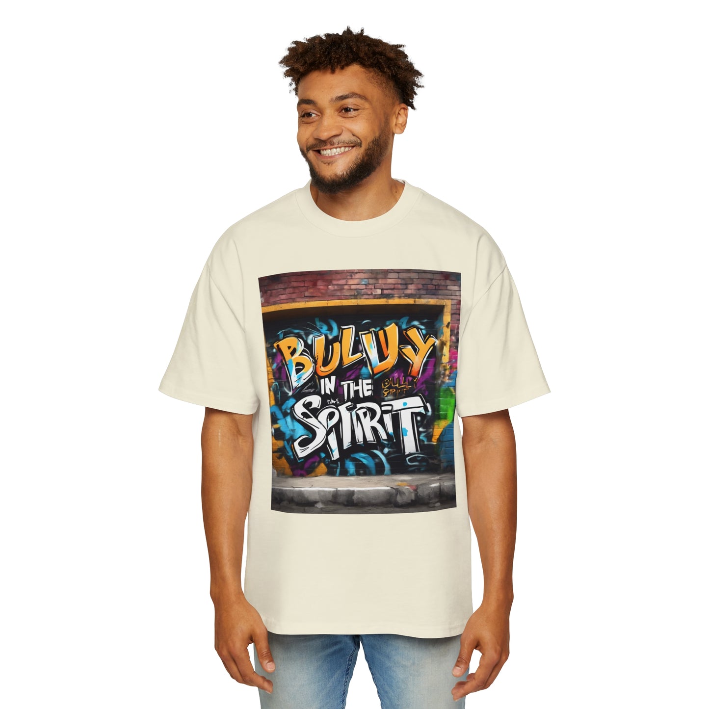 Bully in the Spirit Men's Heavy Oversized Tee