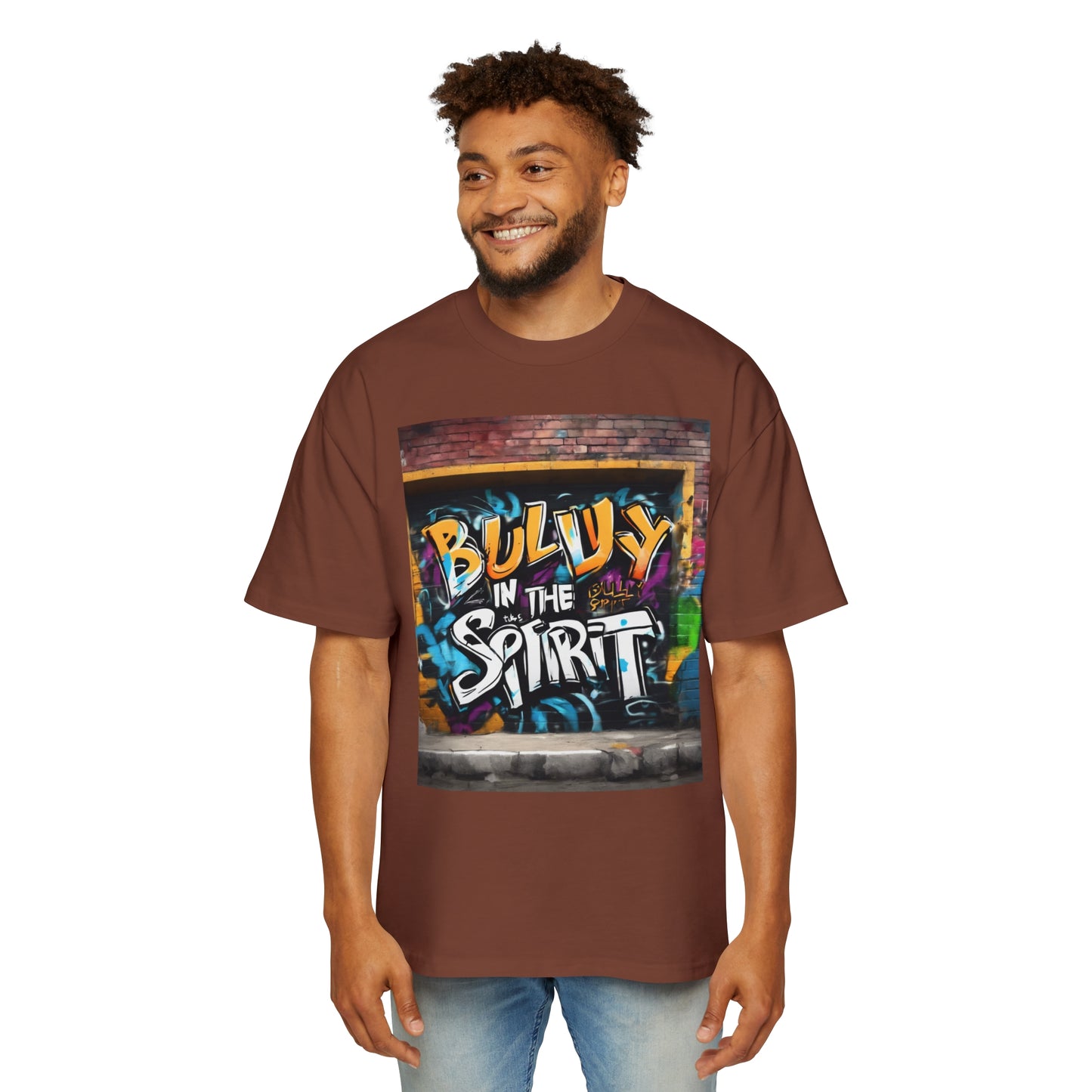 Bully in the Spirit Men's Heavy Oversized Tee