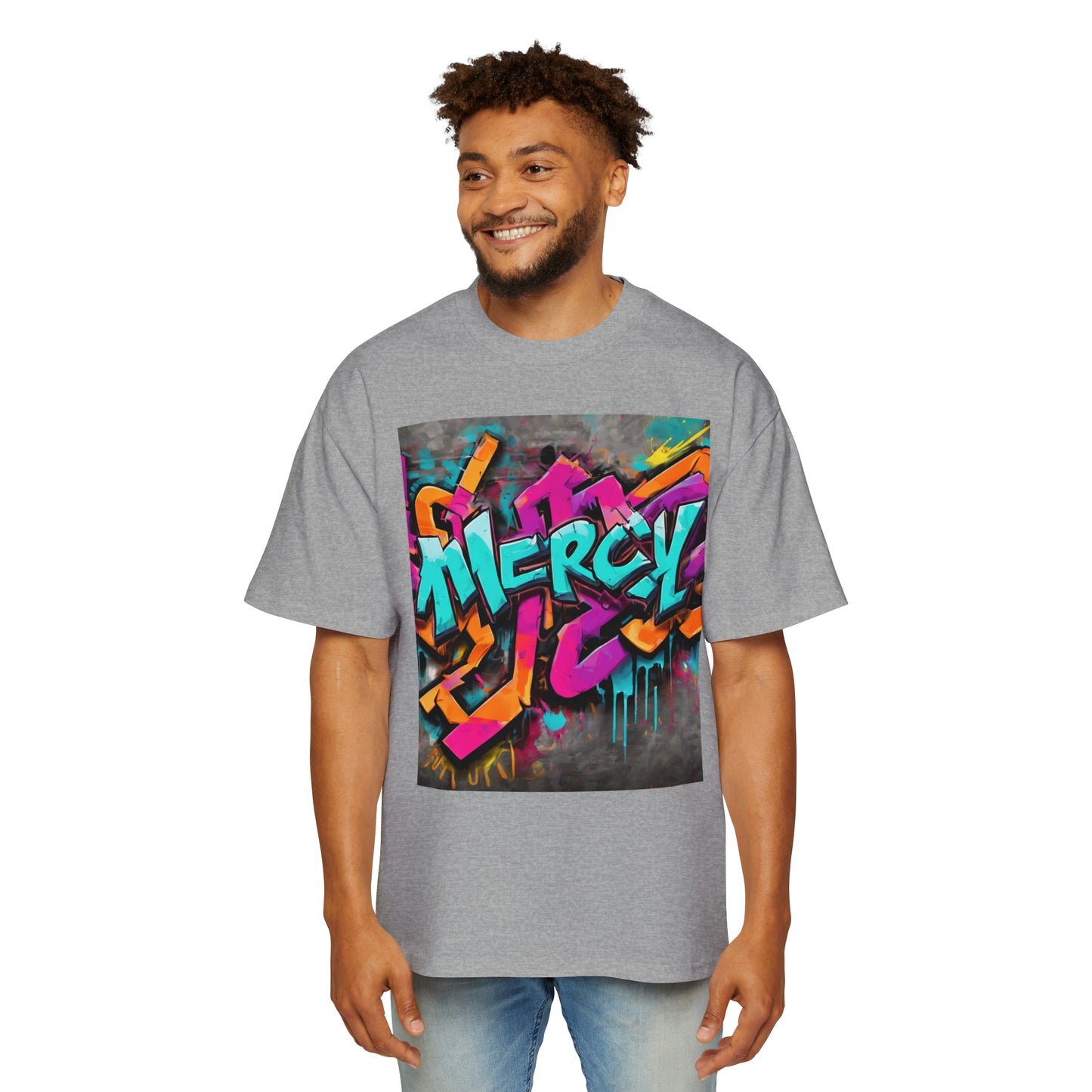 Mercy Men's Heavy Oversized Tee