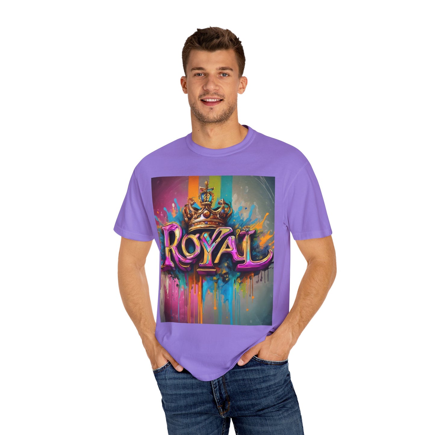 Royal Unisex Garment-Dyed T-shirt