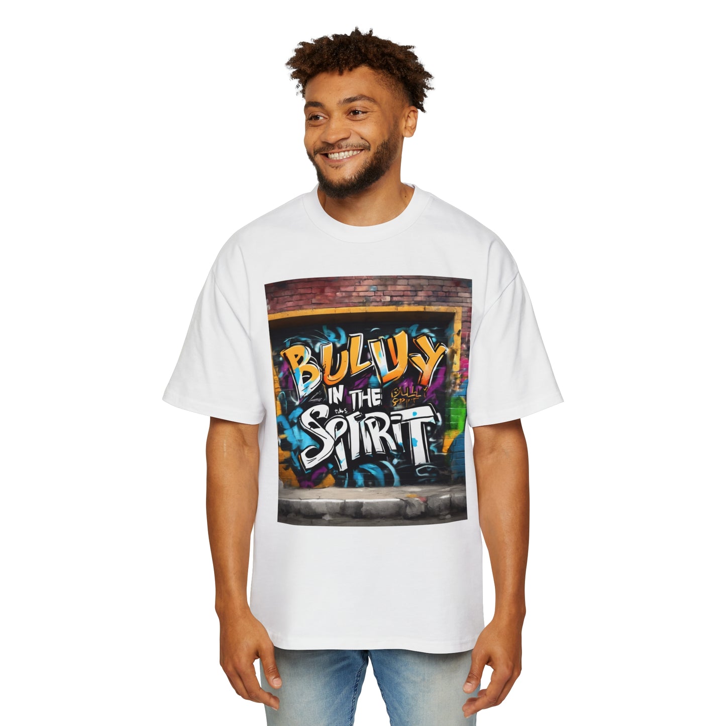 Bully in the Spirit Men's Heavy Oversized Tee