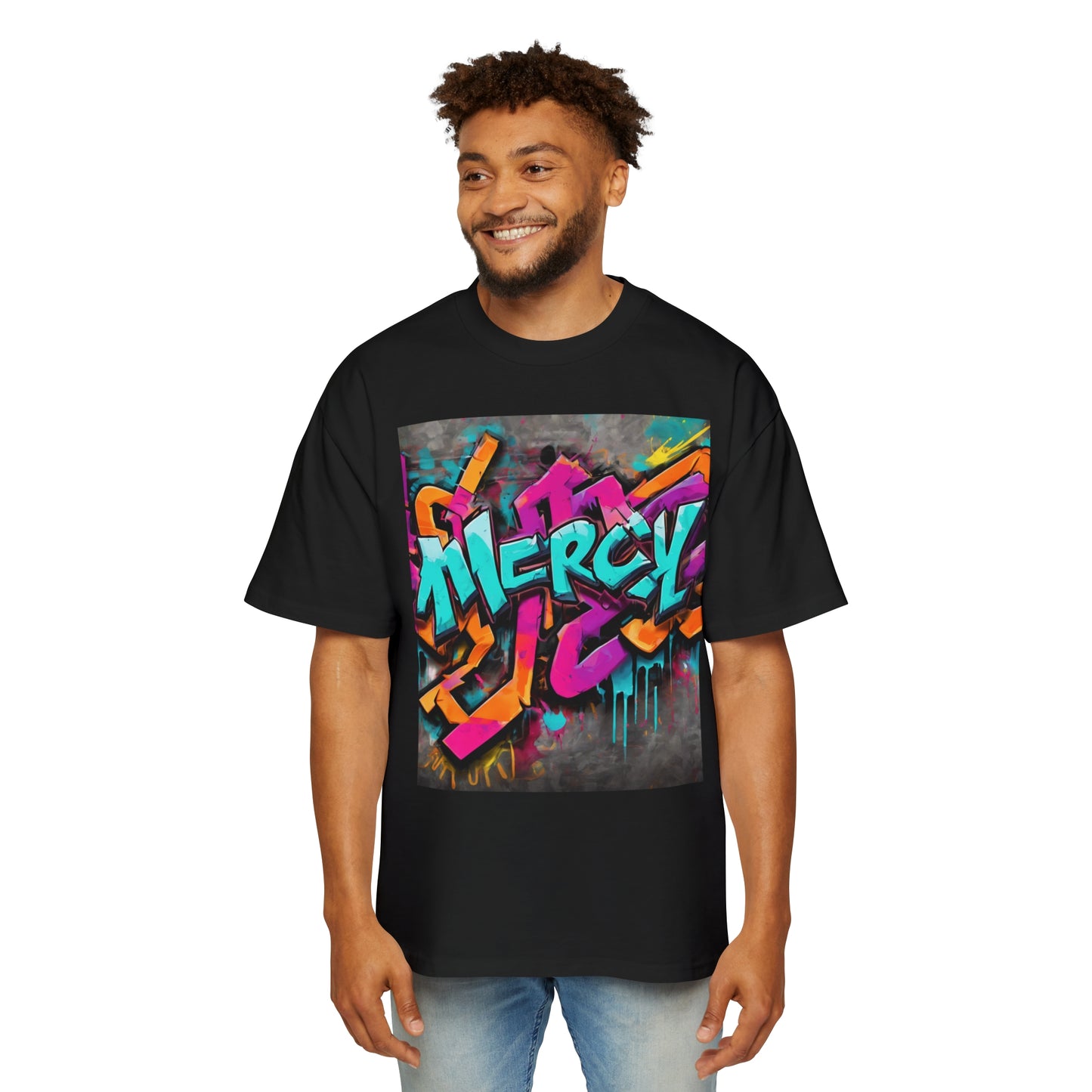 Mercy Men's Heavy Oversized Tee