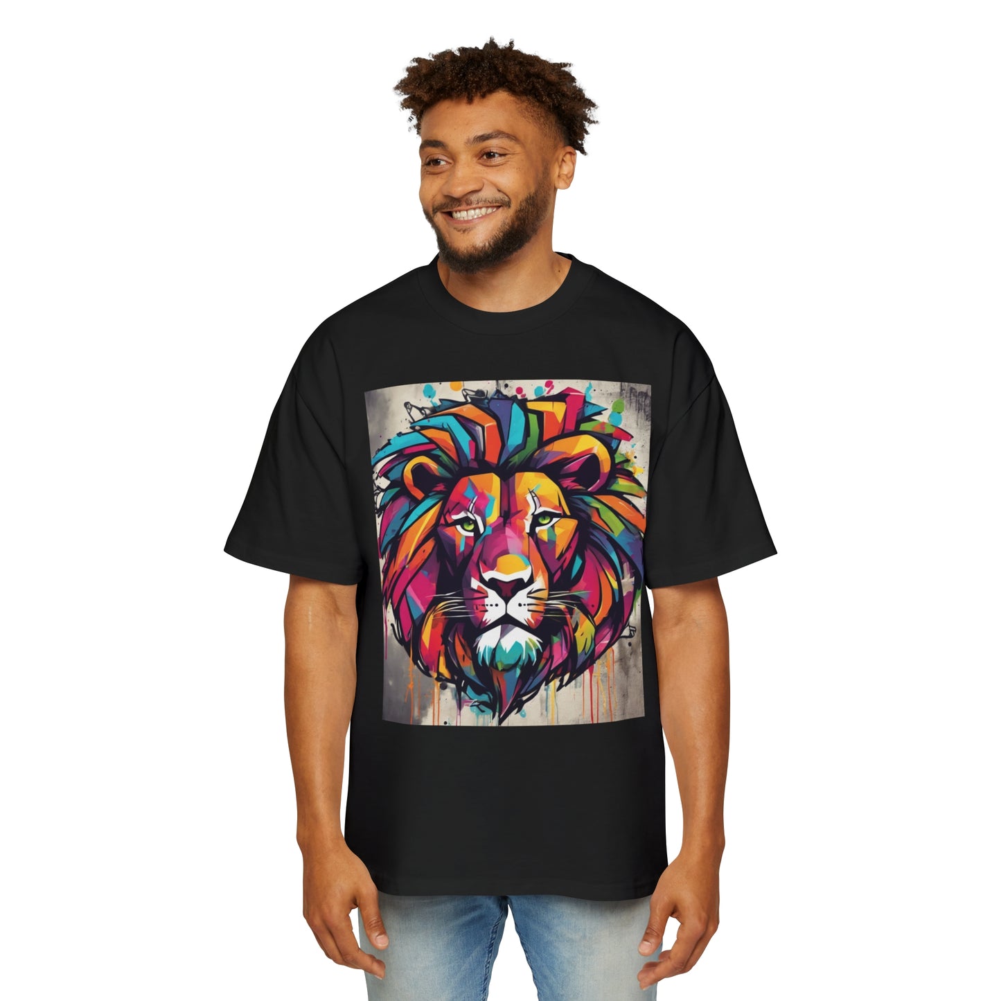 Lion of Judah Men's Heavy Oversized Tee