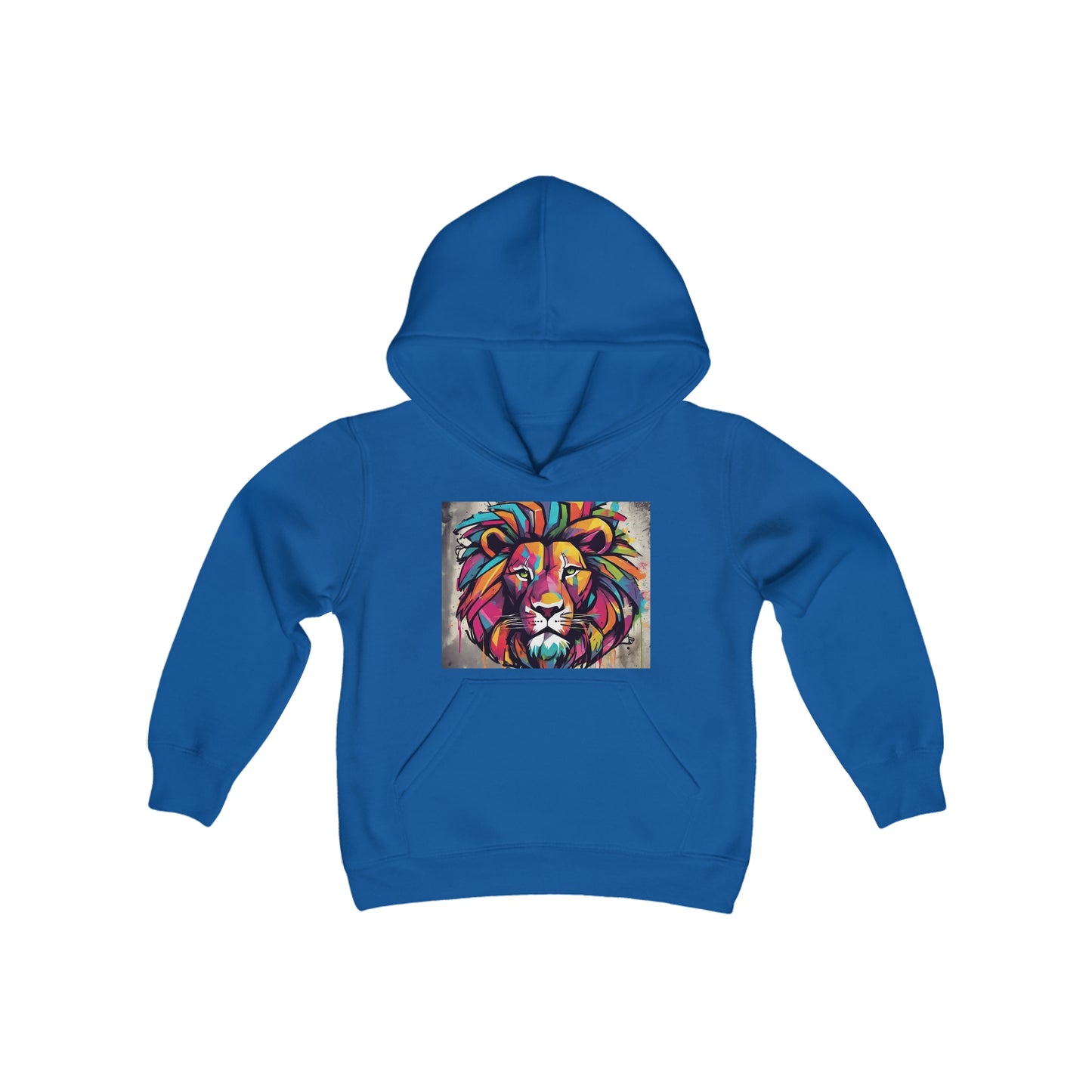 Lion of Judah Youth Heavy Blend Hooded Sweatshirt