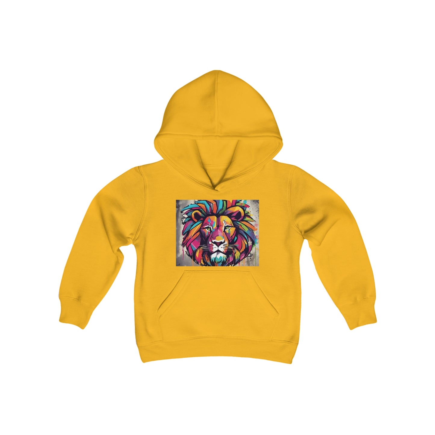 Lion of Judah Youth Heavy Blend Hooded Sweatshirt