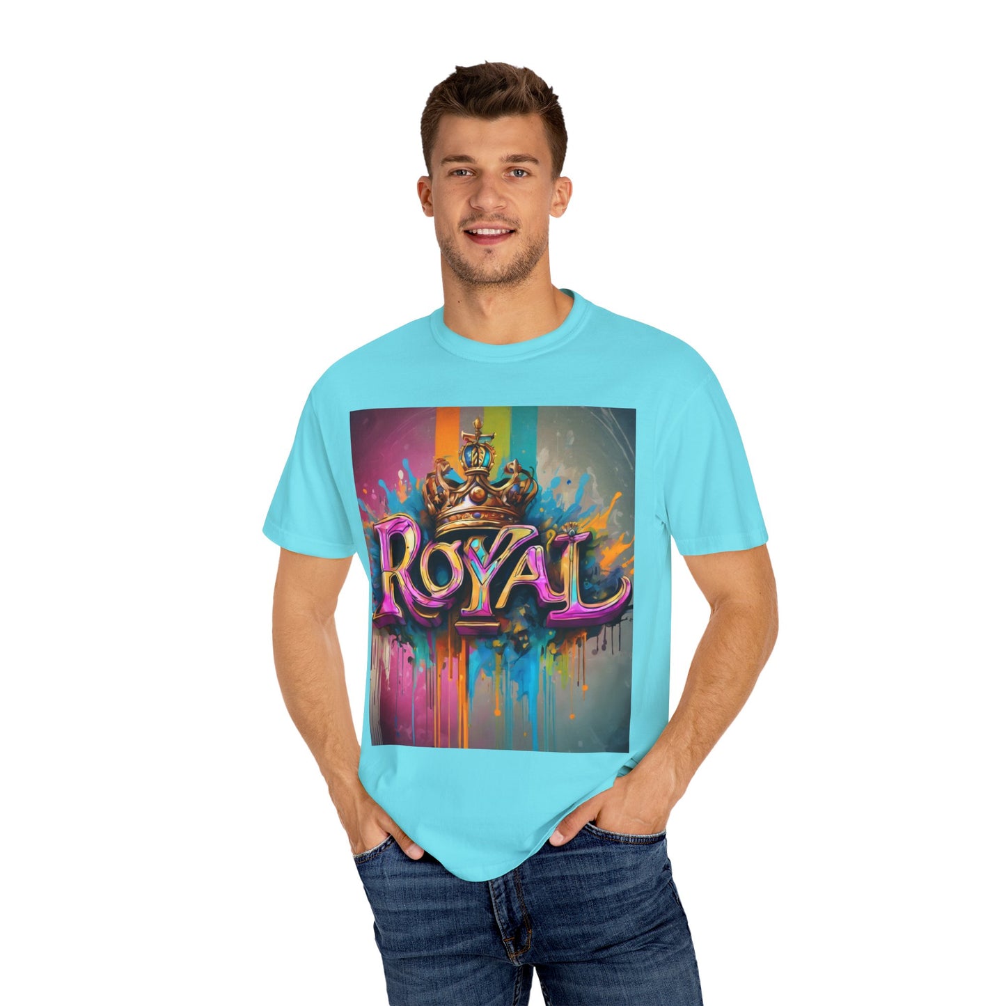 Royal Unisex Garment-Dyed T-shirt