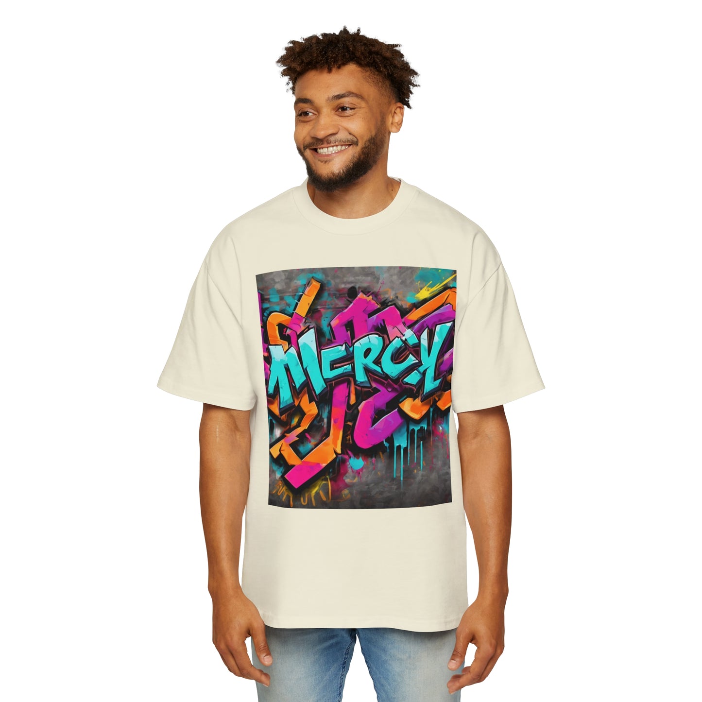 Mercy Men's Heavy Oversized Tee