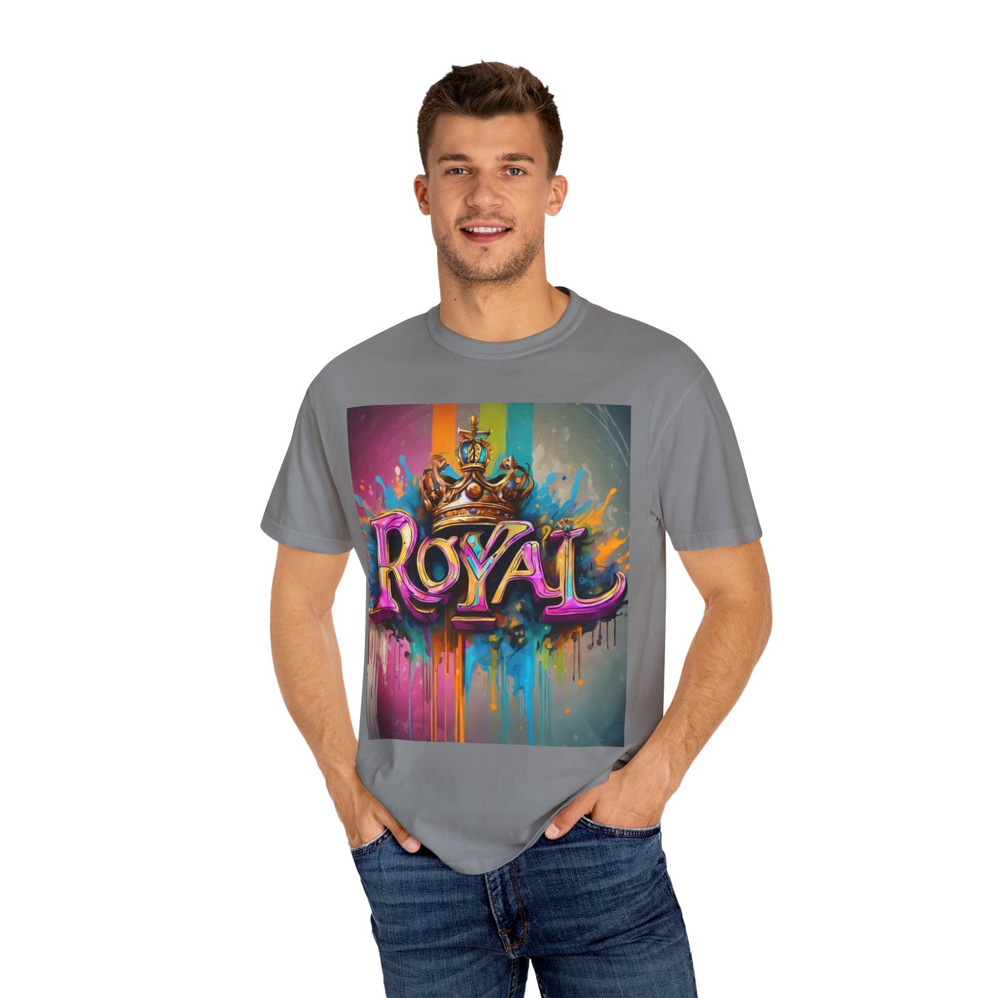 Royal Unisex Garment-Dyed T-shirt