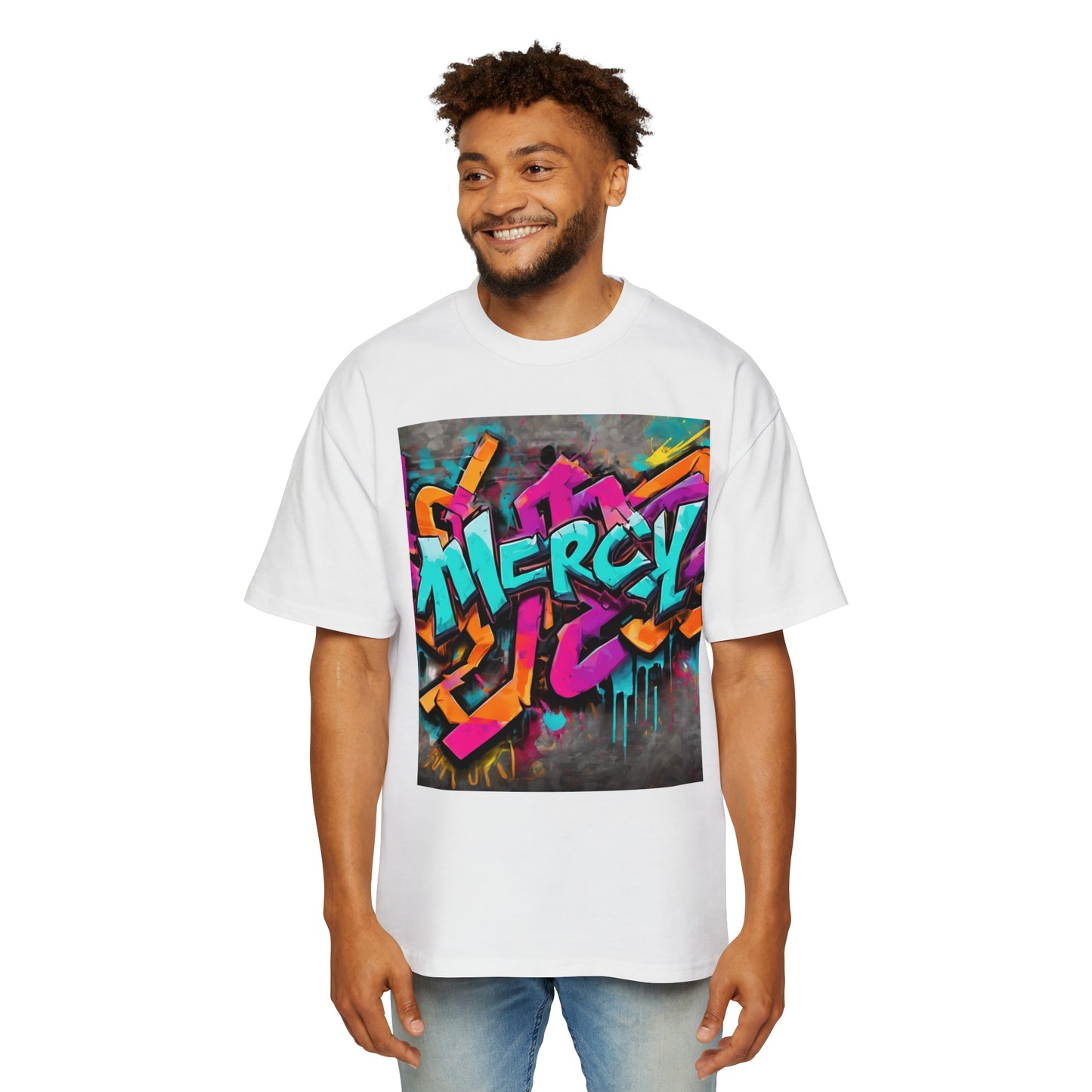 Mercy Men's Heavy Oversized Tee