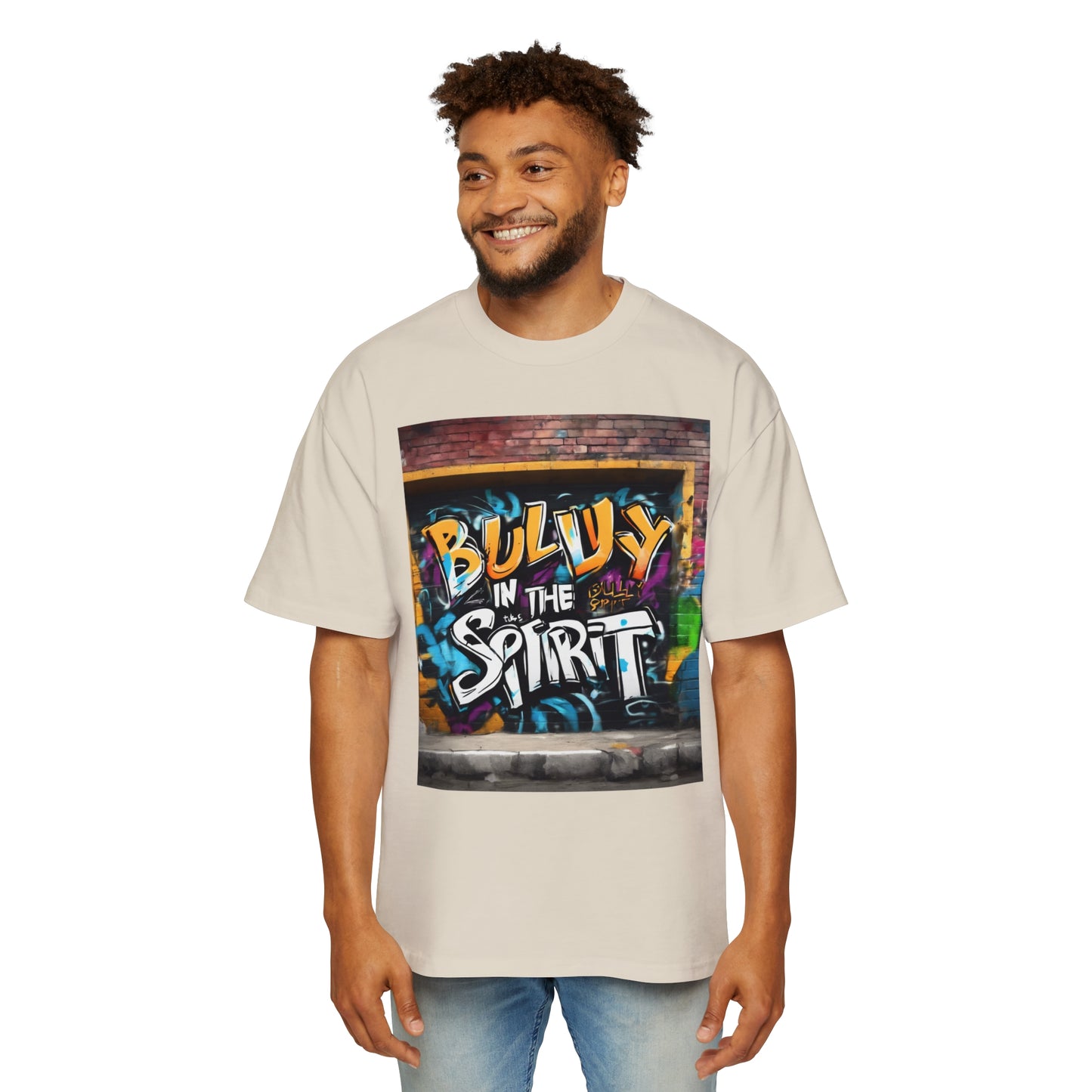 Bully in the Spirit Men's Heavy Oversized Tee