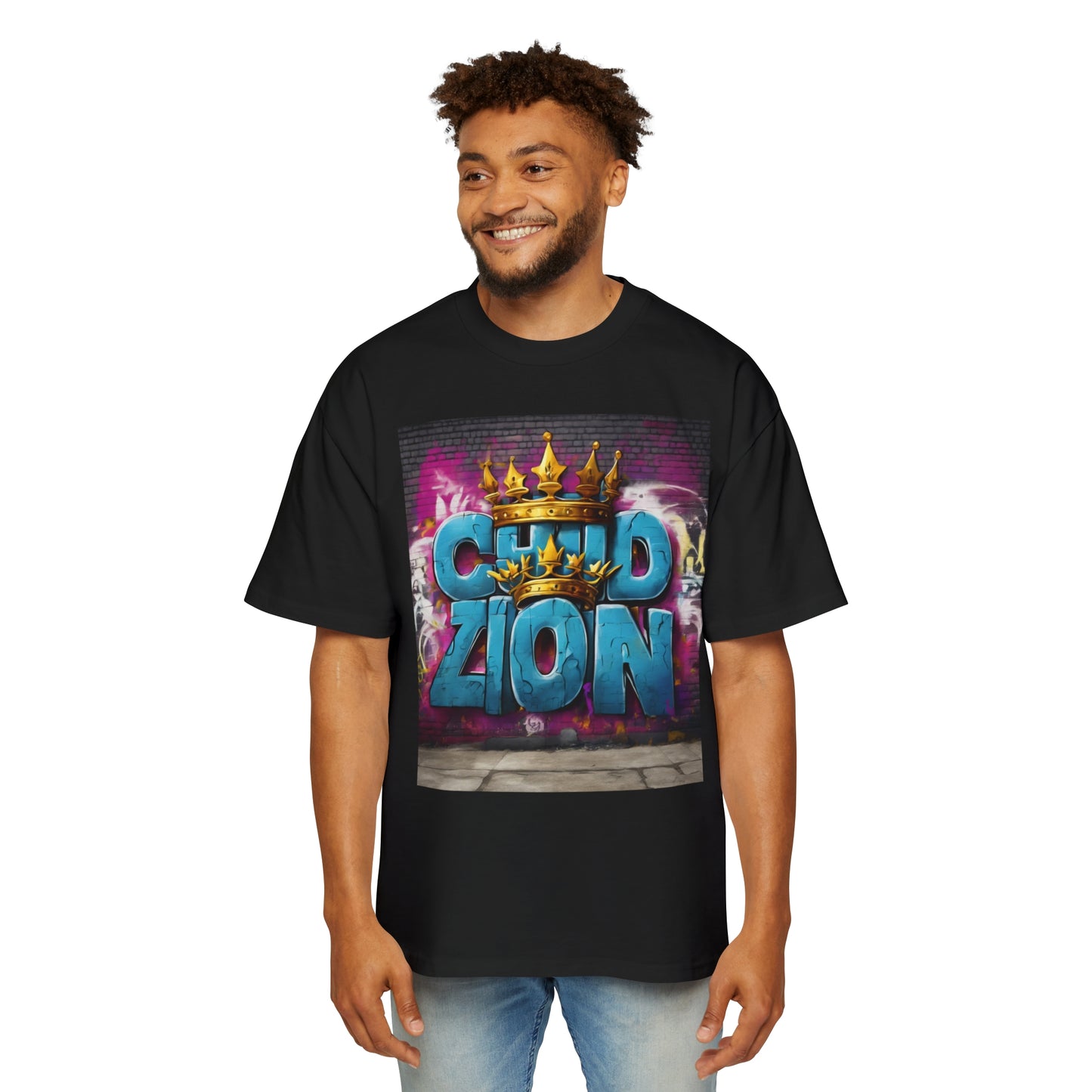 Child of Zion Men's Heavy Oversized Tee