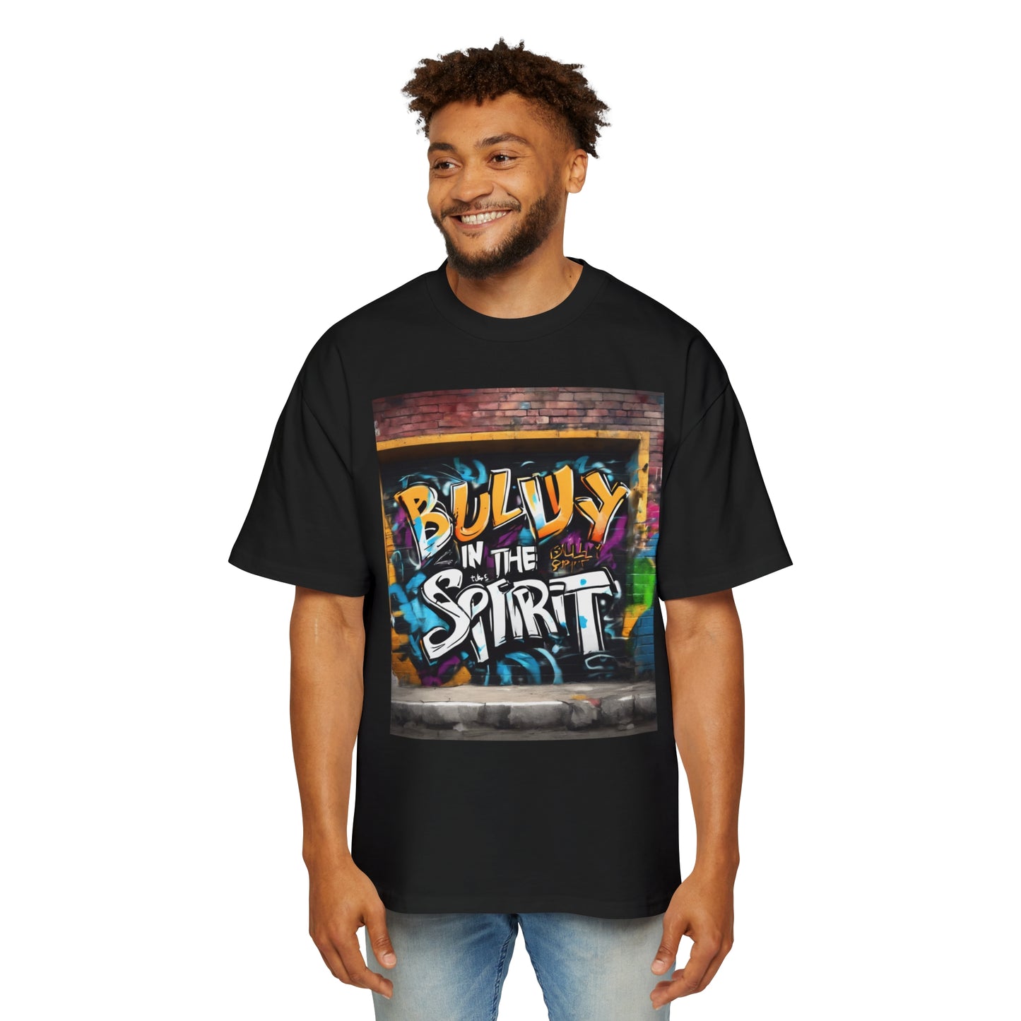 Bully in the Spirit Men's Heavy Oversized Tee