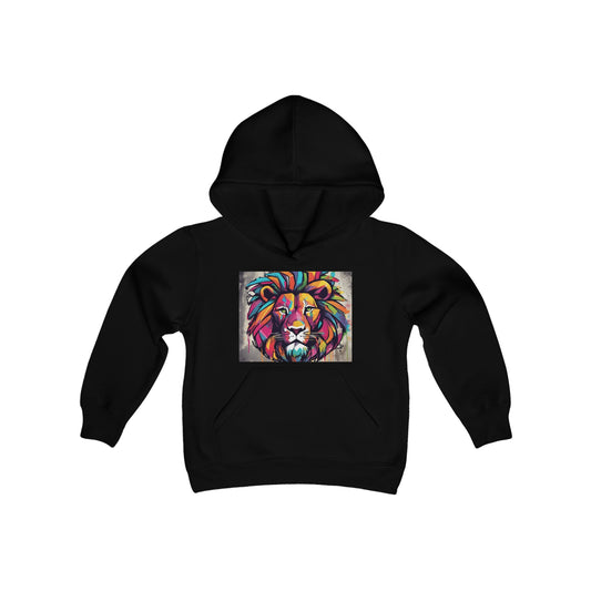 Lion of Judah Youth Heavy Blend Hooded Sweatshirt
