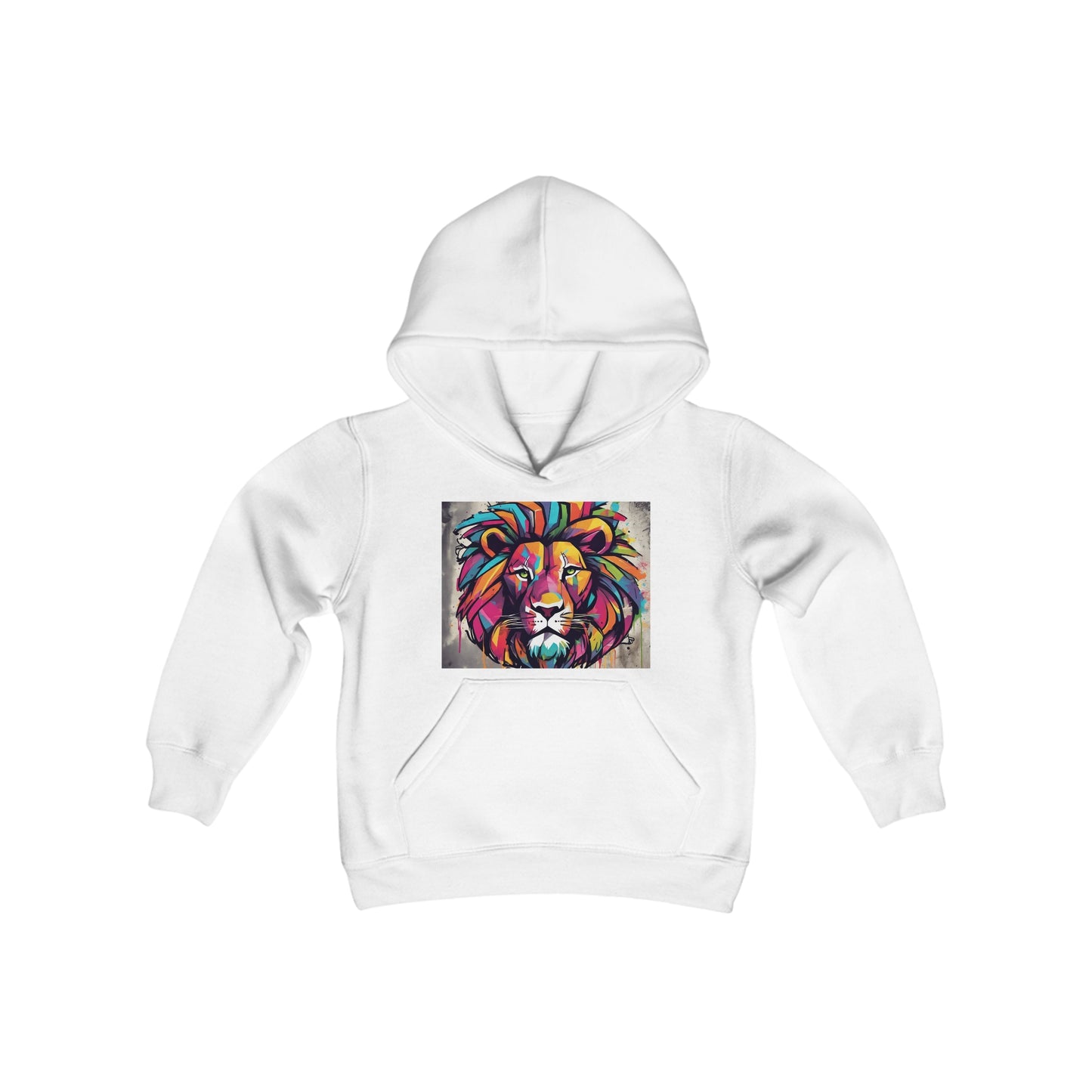 Lion of Judah Youth Heavy Blend Hooded Sweatshirt