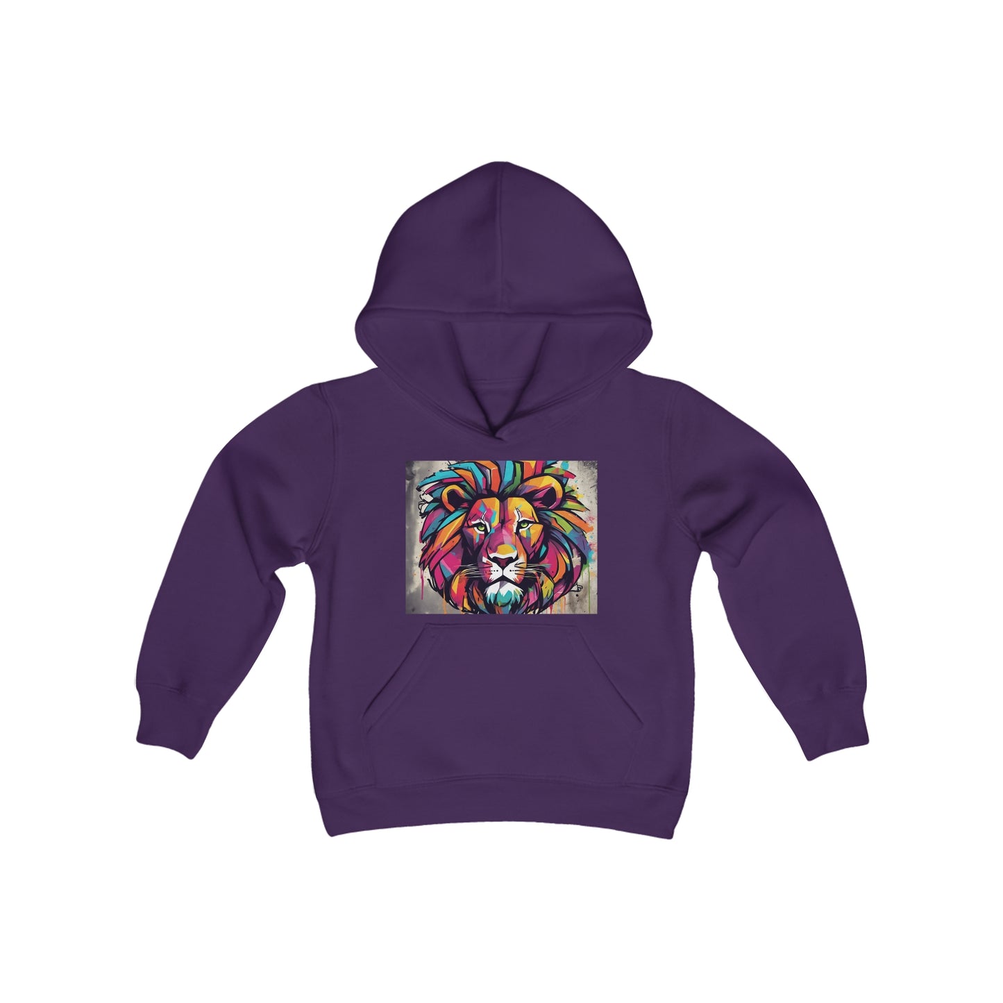 Lion of Judah Youth Heavy Blend Hooded Sweatshirt