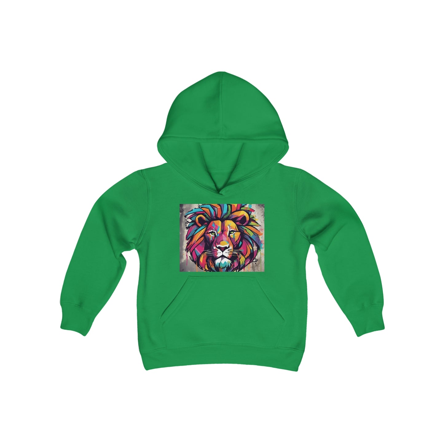 Lion of Judah Youth Heavy Blend Hooded Sweatshirt