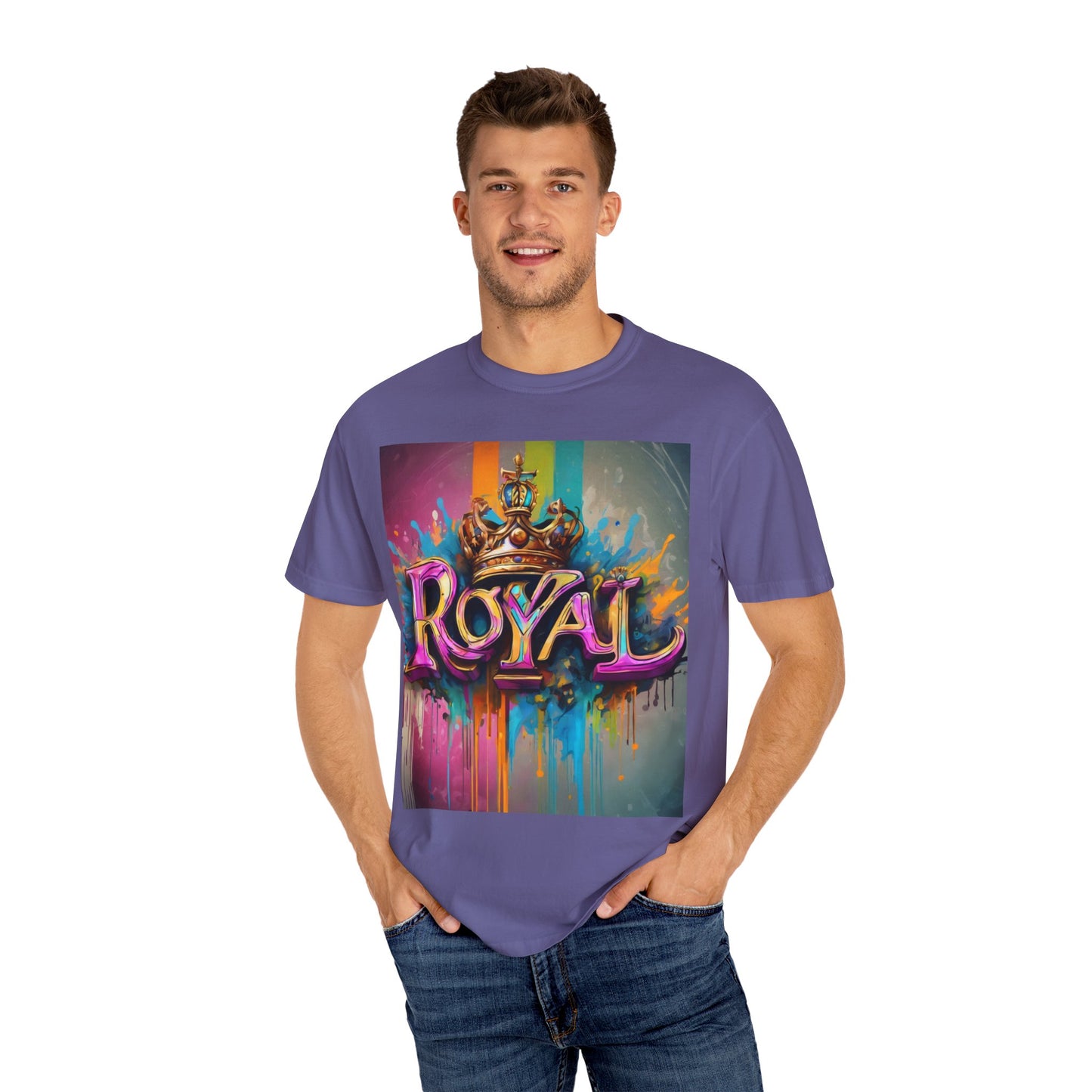 Royal Unisex Garment-Dyed T-shirt