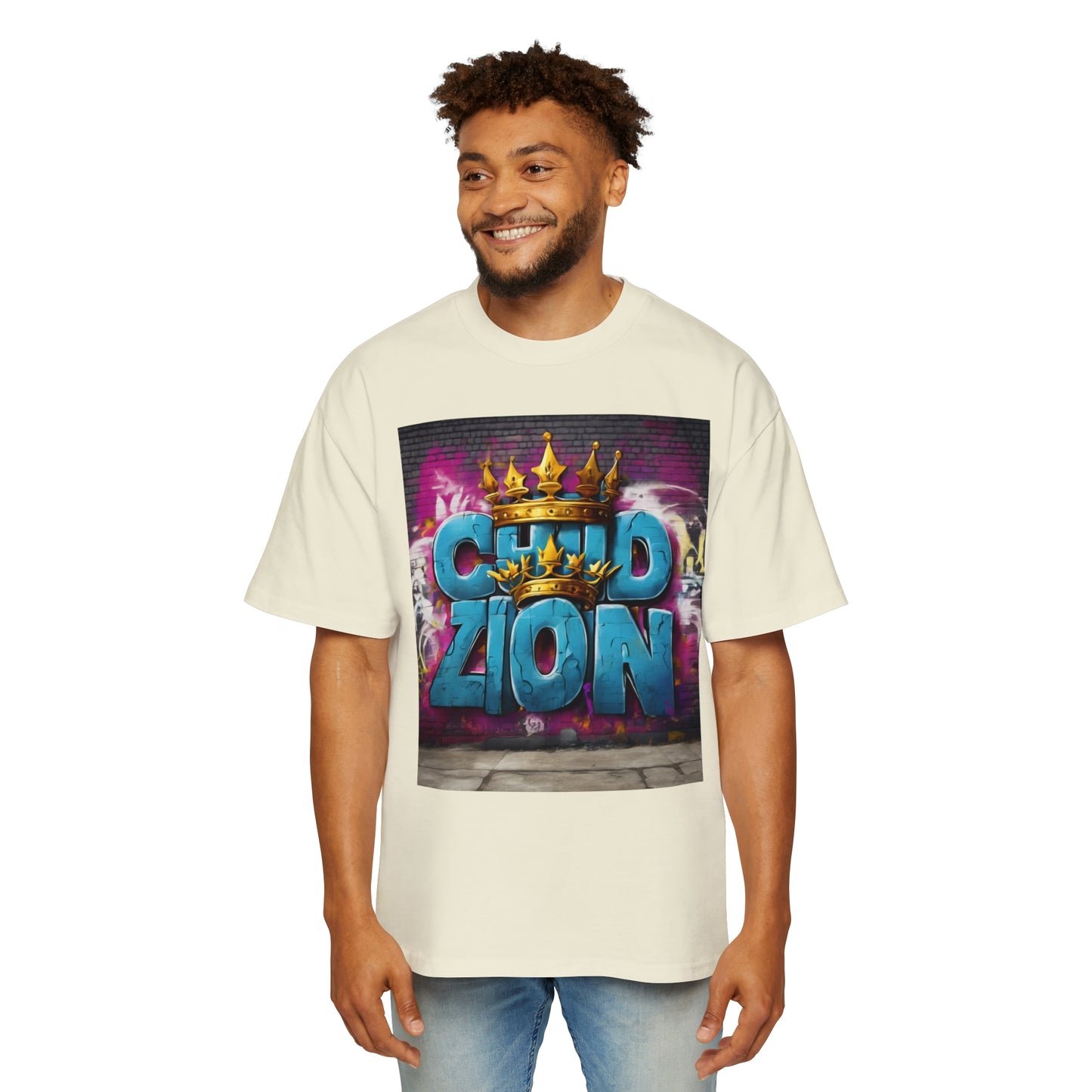 Child of Zion Men's Heavy Oversized Tee