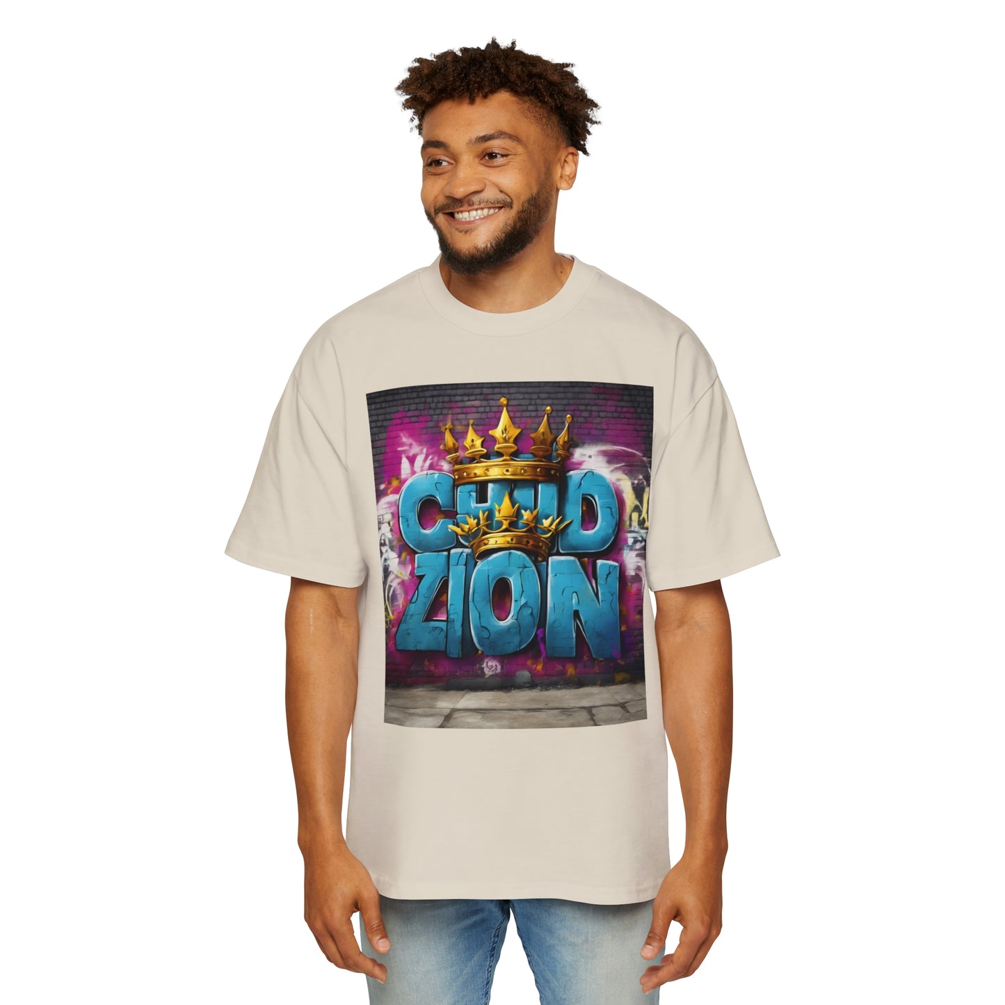 Child of Zion Men's Heavy Oversized Tee