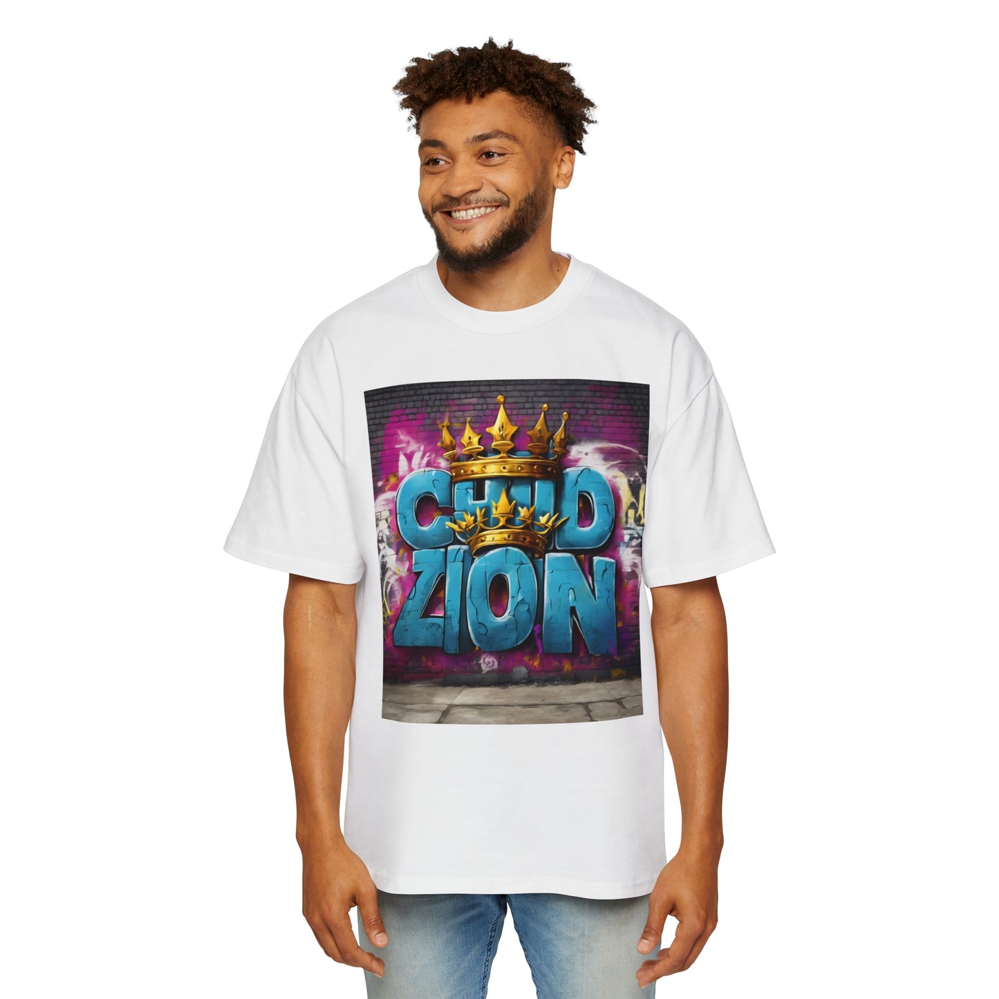 Child of Zion Men's Heavy Oversized Tee